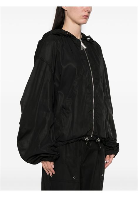 Bomber con cappuccio in nero The attico - donna THE ATTICO | 250WCB00076PLL001AA100